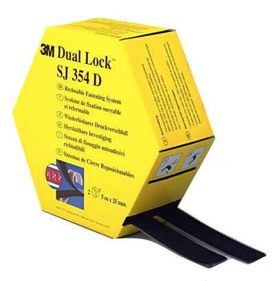 3M™ Dual Lock™ SJ3540 In Widths BLACK By The Yard